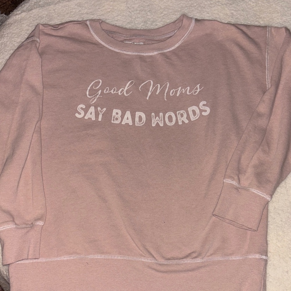 Pink Graphic Sweatshirt-Maurice’s Large
